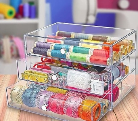 Organizer na taśmy Deflecto Washi Tape 3 szuflady – wada