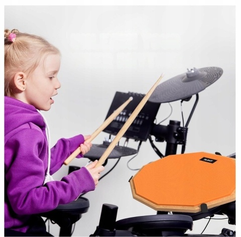 Pad Perkusyjny do Ćwiczeń SLINT (Dwustronny) + 3 Pary Pałek, werbel