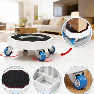 Platformy transportowe do mebli zestaw 4 platform transportowych 360°
