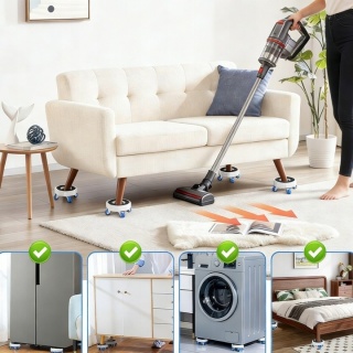 Platformy transportowe do mebli zestaw 4 platform transportowych 360°