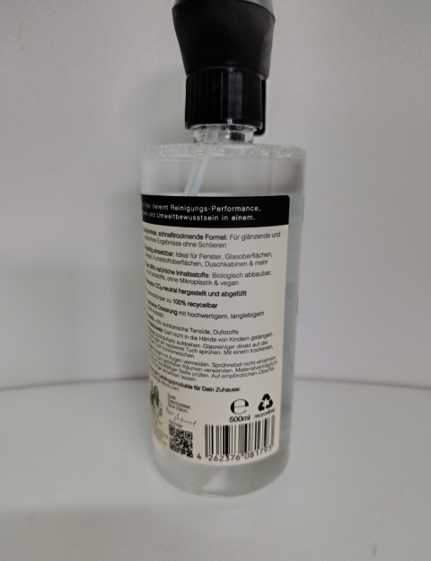 Płyn do mycia szyb, luster 0,5 L Nordesign