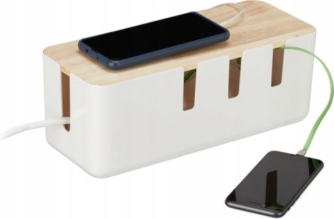 RELAXDAYS Organizer na kable, skrzynka kablowa schowek