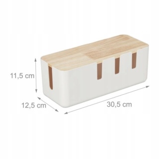 RELAXDAYS Organizer na kable, skrzynka kablowa schowek