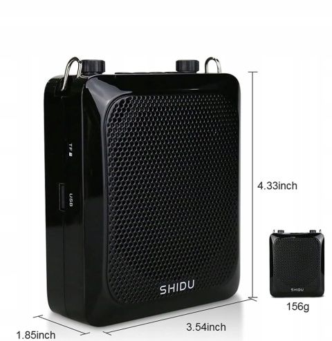 SHIDU S28BT-UHF Wzmacniacz Głosu 25W Mikrofon Bezprzewodowy Bluetooth