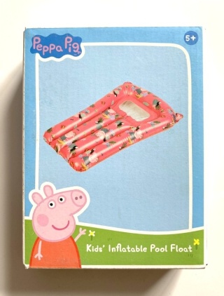 ŚWINKA PEPPA materac dmuchany plażowy 64 x 43 cm z okienkiem