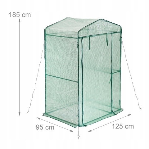 SZKLARNIA OGRODOWA TUNEL FOLIOWY OGRODOWY FOLIAK METALOWY STELAŻ FOLIA UV