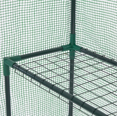 SZKLARNIA OGRODOWA TUNEL FOLIOWY OGRODOWY FOLIAK METALOWY STELAŻ FOLIA UV