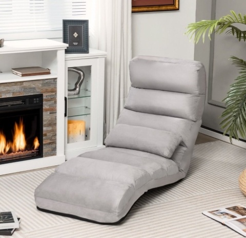 Składany fotel podłogowy 175 x 55 x 20 cm COSTWAY HW53981