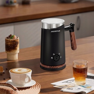 Spieniacz do mleka Podgrzewacz 4 tryby 500w czarny Aigostar