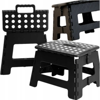 TABORET STOŁEK SKŁADANY ANTYPOŚLIZGOWY KRZESŁO PODEST 150KG 22CM