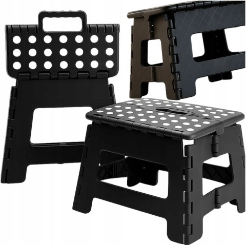 TABORET STOŁEK SKŁADANY ANTYPOŚLIZGOWY KRZESŁO PODEST 150KG 22CM