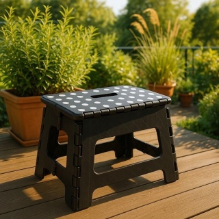 TABORET STOŁEK SKŁADANY ANTYPOŚLIZGOWY KRZESŁO PODEST 150KG 22CM