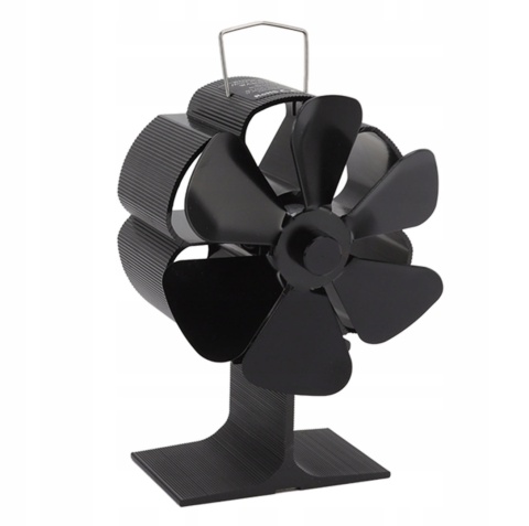 Termoelektryczny wentylator kominkowy – wiatrak na kominek bez prądu + termometr magnetyczny