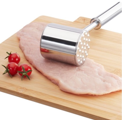Tłuczek do mięsa RELAXDAYS srebrny młotek, ubijak