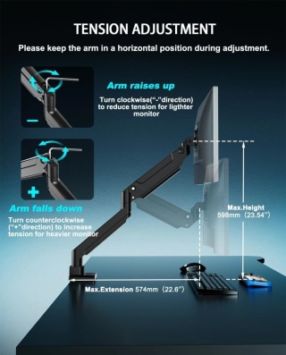 Uchwyt do monitora EP Gear FM4575