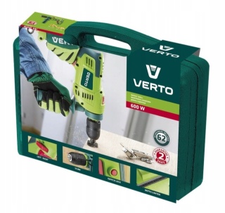 VERTO 50G539 WIERTARKA UDAROWA 600W