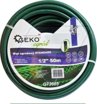 Wąż ogrodowy GEKO G73605 1/2" 50 m – 3-warstwowy wzmacniany