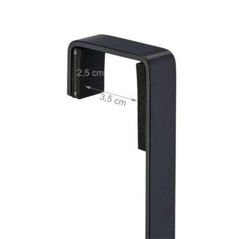 Wieszak na ręczniki bezinwazyjny, na drzwi