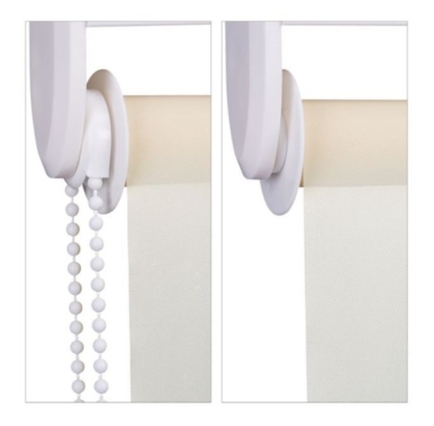 Wodoodporna Roleta do łazienki beżowa, zasłona prysznicowa 60 x 240