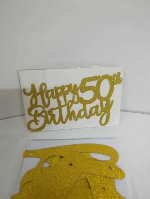 DEKORACJA NA PRZYJĘCIE , 50-te URODZINY -BALONY ,GIRLANDA ,NAPIS