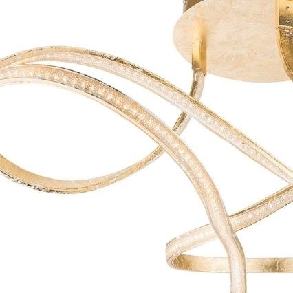 Lampa Sufitowa LED GLOBO 67090G żyrandol 30 W– Złoty Design w Stylu Modern